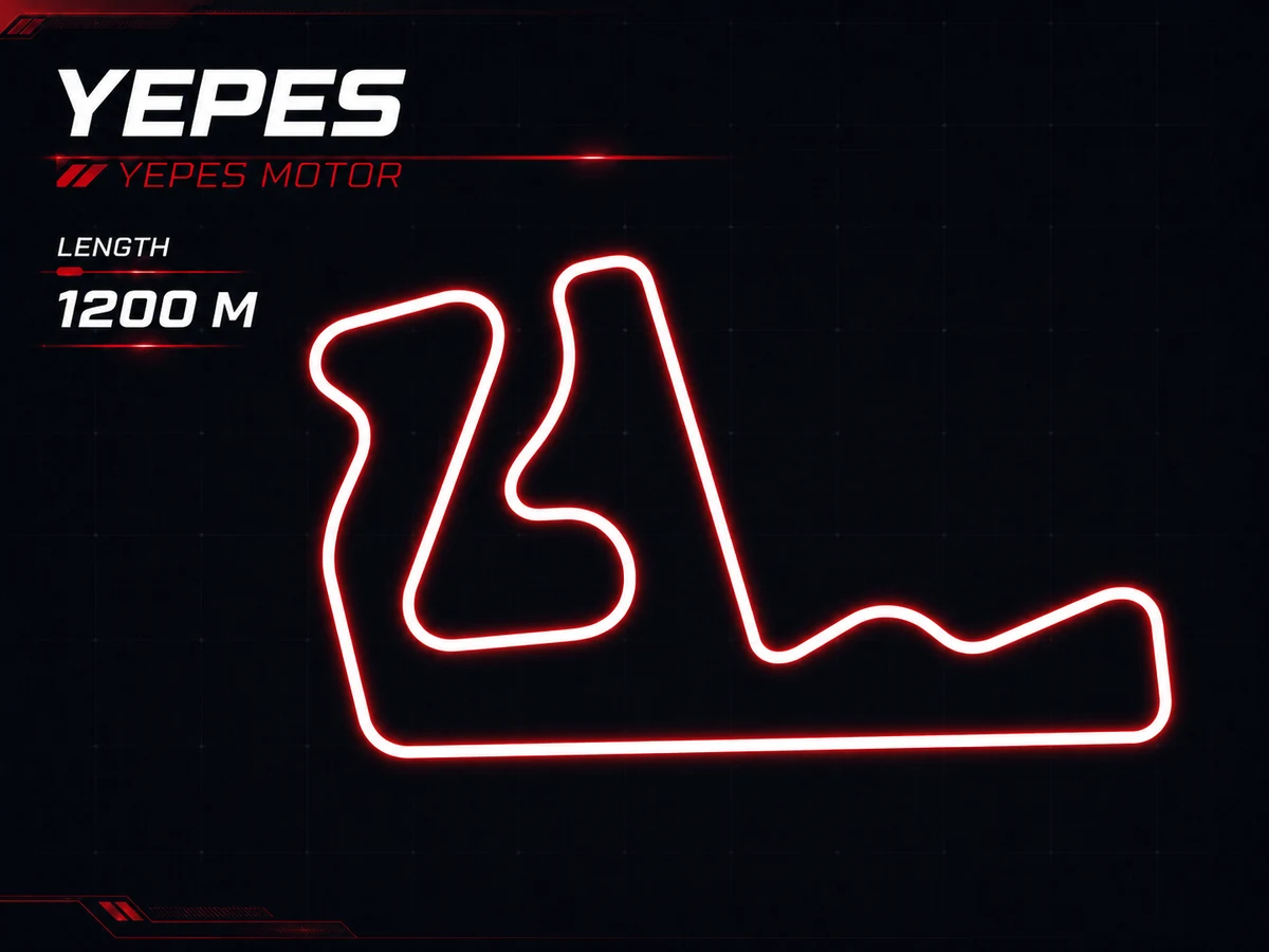 Streckenlayout von Circuito Yepes Motor in Sucina